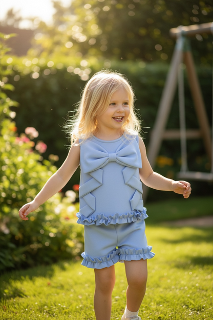 Blue Bow Set
