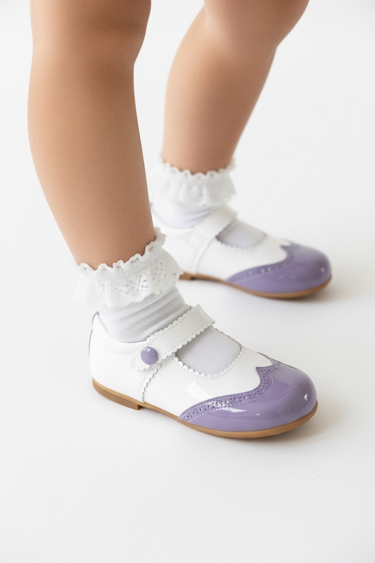 Two Tone Mary Jane Lilac