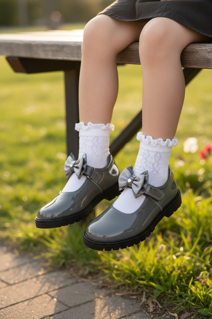 NEW School Shoe - Grey