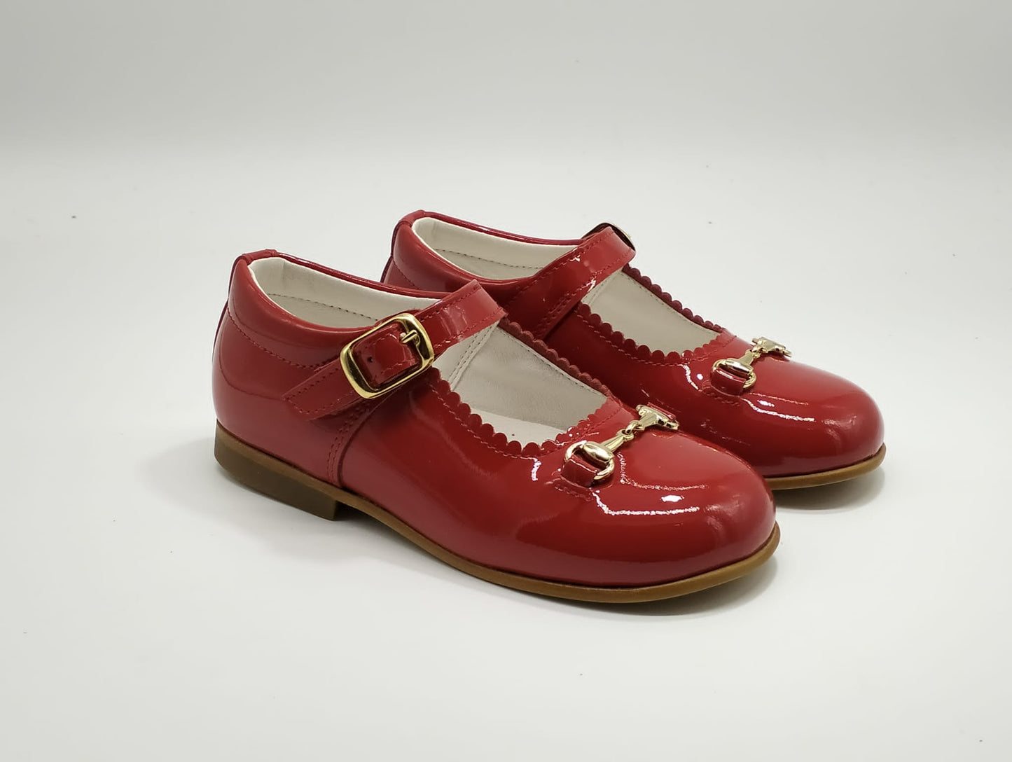 6270-2 Red Shoe with Horsebit.
