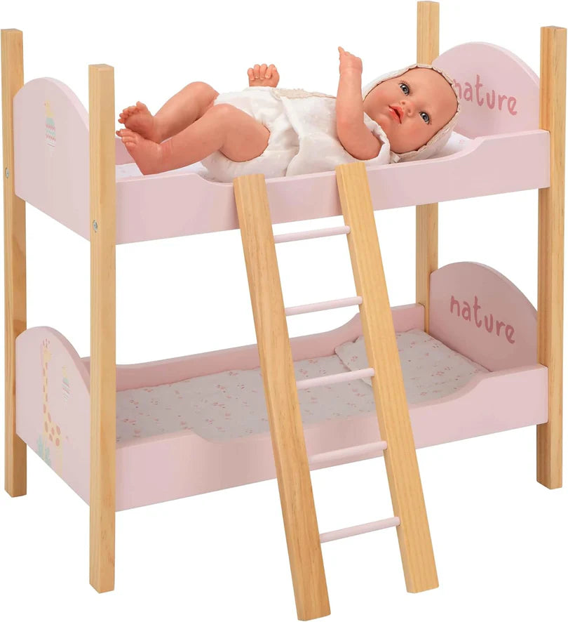 Arias Doll Wooden Bunkbeds With Ladder