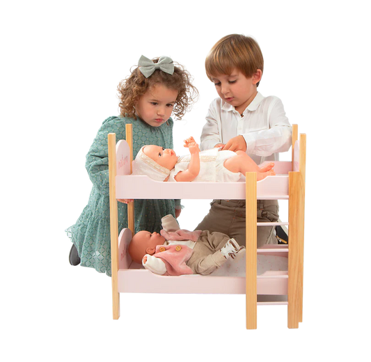 Arias Doll Wooden Bunkbeds With Ladder