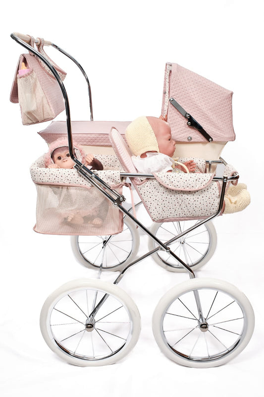 Bebelux Pink Duo Twin Stroller