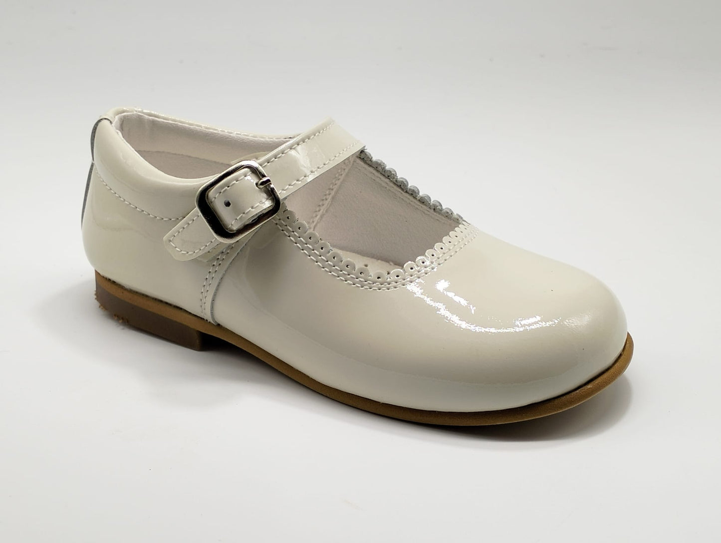 6270 Cream Mary Jane Shoe