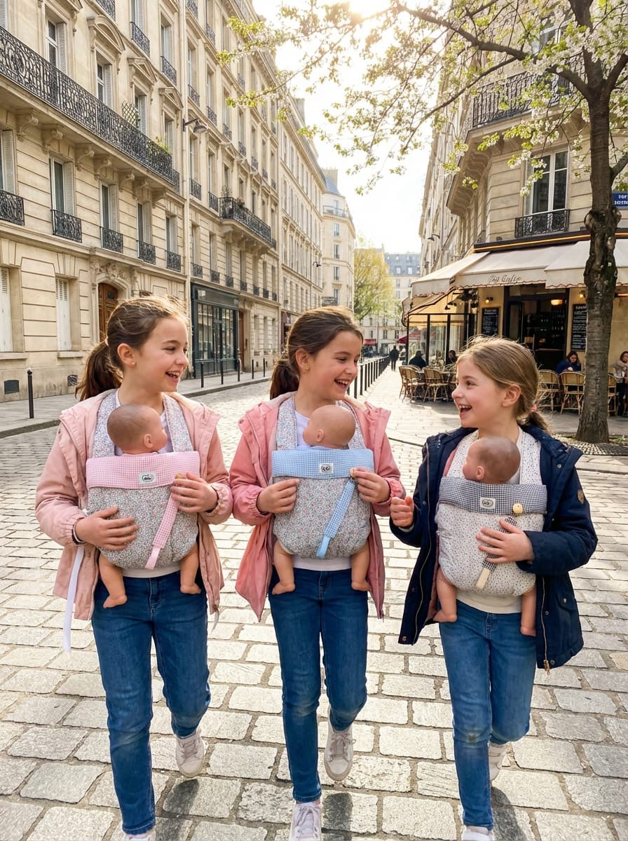 2588 Bebelux Doll Baby Carrier With Dummy Holder - Blue
