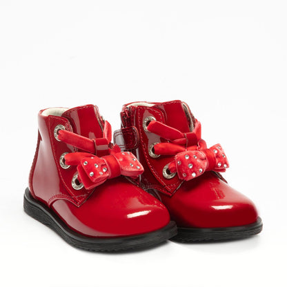 HH3309 Red Camille Boots By Lelli Kelly