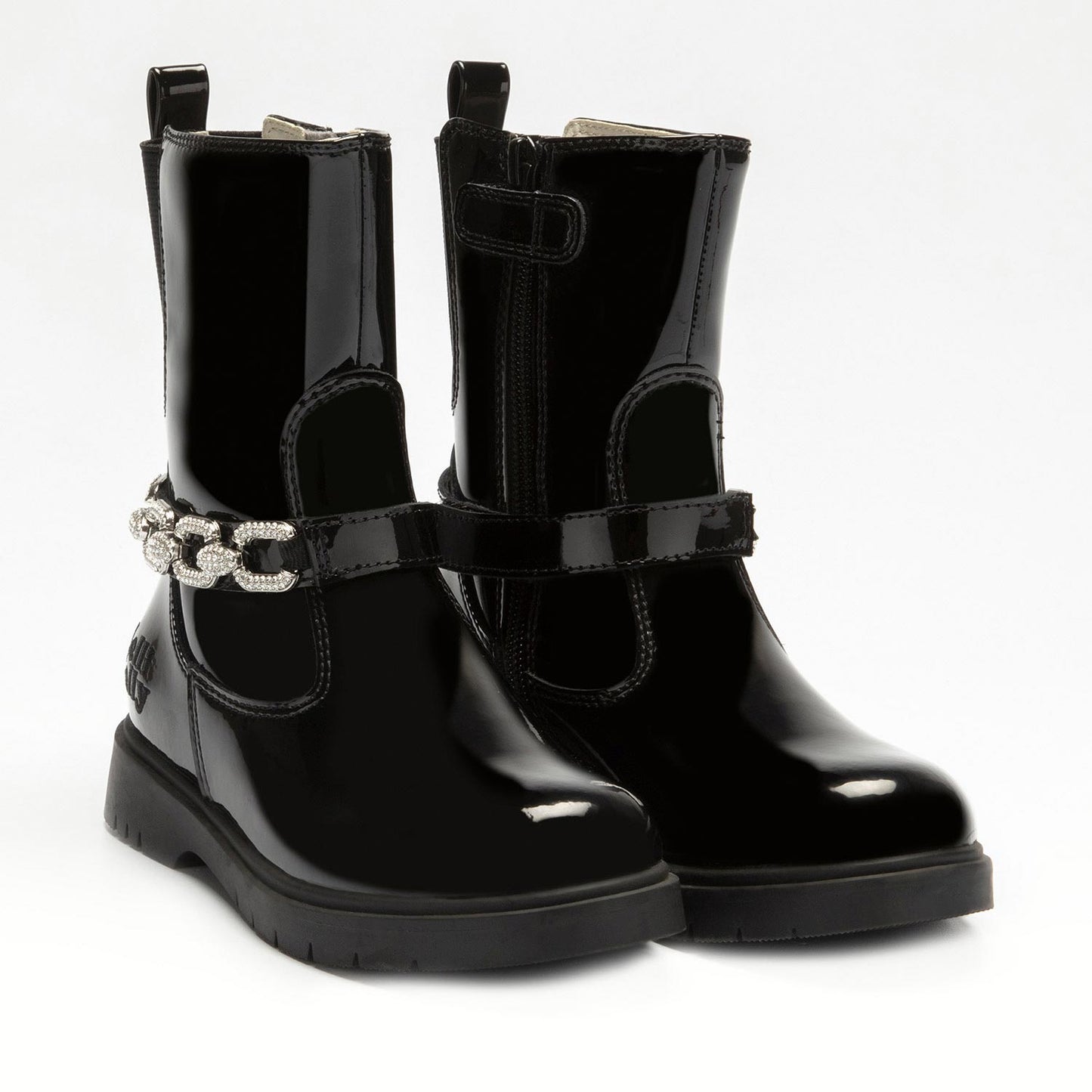 HH3719 Black Mid Boot By Lelli Kelly