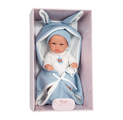 60868 Elegance 30cm Natal Blue Outfit Full Vinyl Body