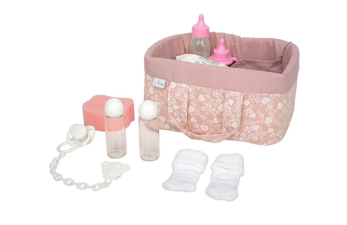 6362 Pink Dolls Bag With Accessories