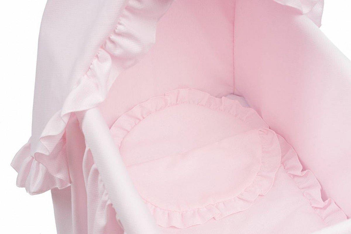 2500 Pique Bassinet in Baby Pink - Fallons Toys&Shoes - Bebelux