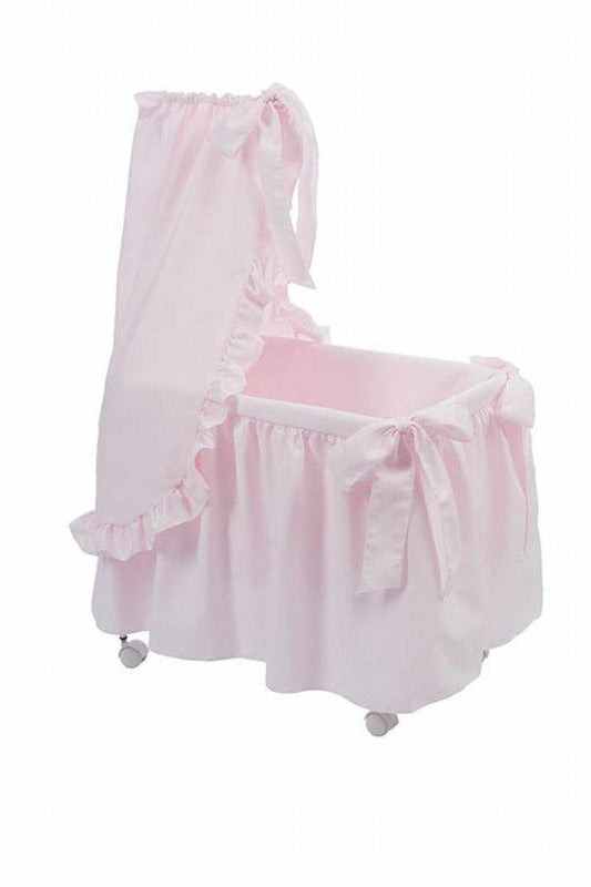 2500 Pique Bassinet in Baby Pink - Fallons Toys&Shoes - Bebelux