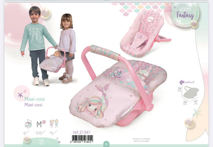 51341 Pink Mermaid Maxi Cosi Travel Car Seat (Ocean Fantasy) - Fallons Toys&Shoes - Decuevas