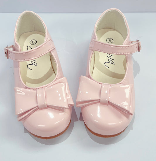 Liya Pink Bow Shoes