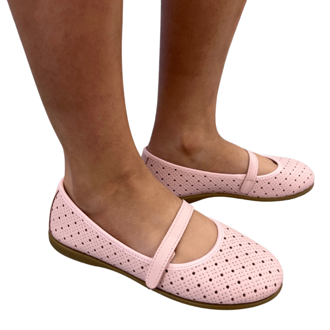 70428 Pink Ballerina Pump Girls Dolly Shoes
