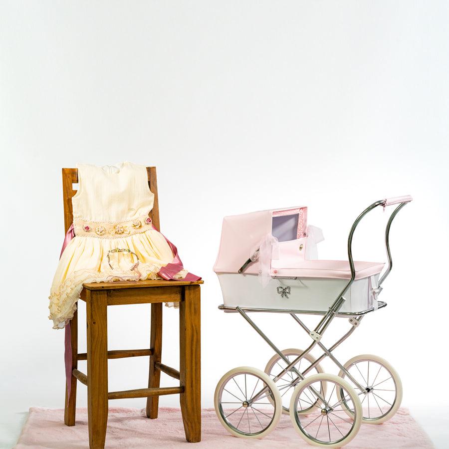 2463 Pink Donosti Pram By Bebelux (3 Handle Heights Available) - Fallons Toys&Shoes - Bebelux