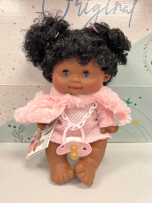 Pepote Fantasy Doll - Black Curly Hair