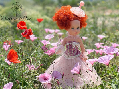 1542 Policinella Red Hair Fashion Doll