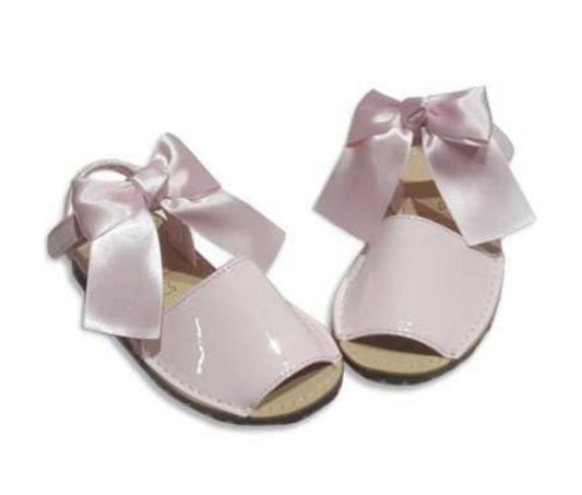 7501 Pink Bow Avarcas Sandals - Fallons Toys&Shoes - Salterines