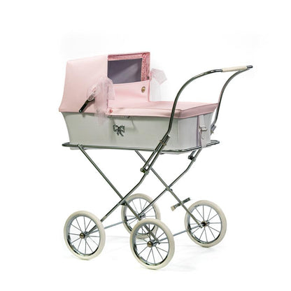 2463 Pink Donosti Pram By Bebelux (3 Handle Heights Available) - Fallons Toys&Shoes - Bebelux