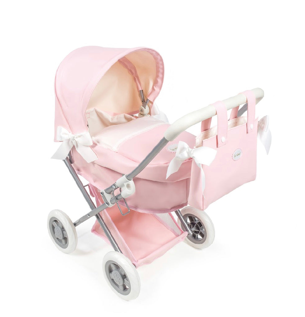 65049 La Niña Small Pink Pram (under 4) - Fallons Toys&Shoes - La Nina