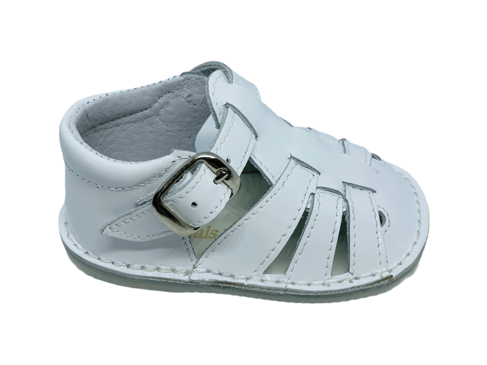 UE08255 Pretty Original White Patent Sandal - Fallons Toys&Shoes - Pretty Originals