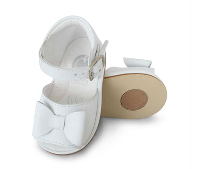 2426 Marina White Patent Sandal