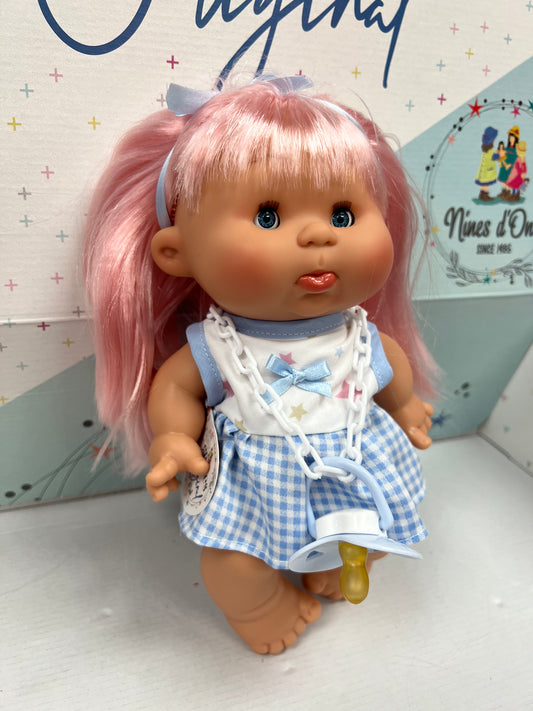 Pepote Fantasy Doll - Pink Hair/Blue Dress