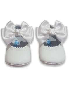 712 White Soft Baby Shoe - Fallons Toys&Shoes - Fallon's Footwear