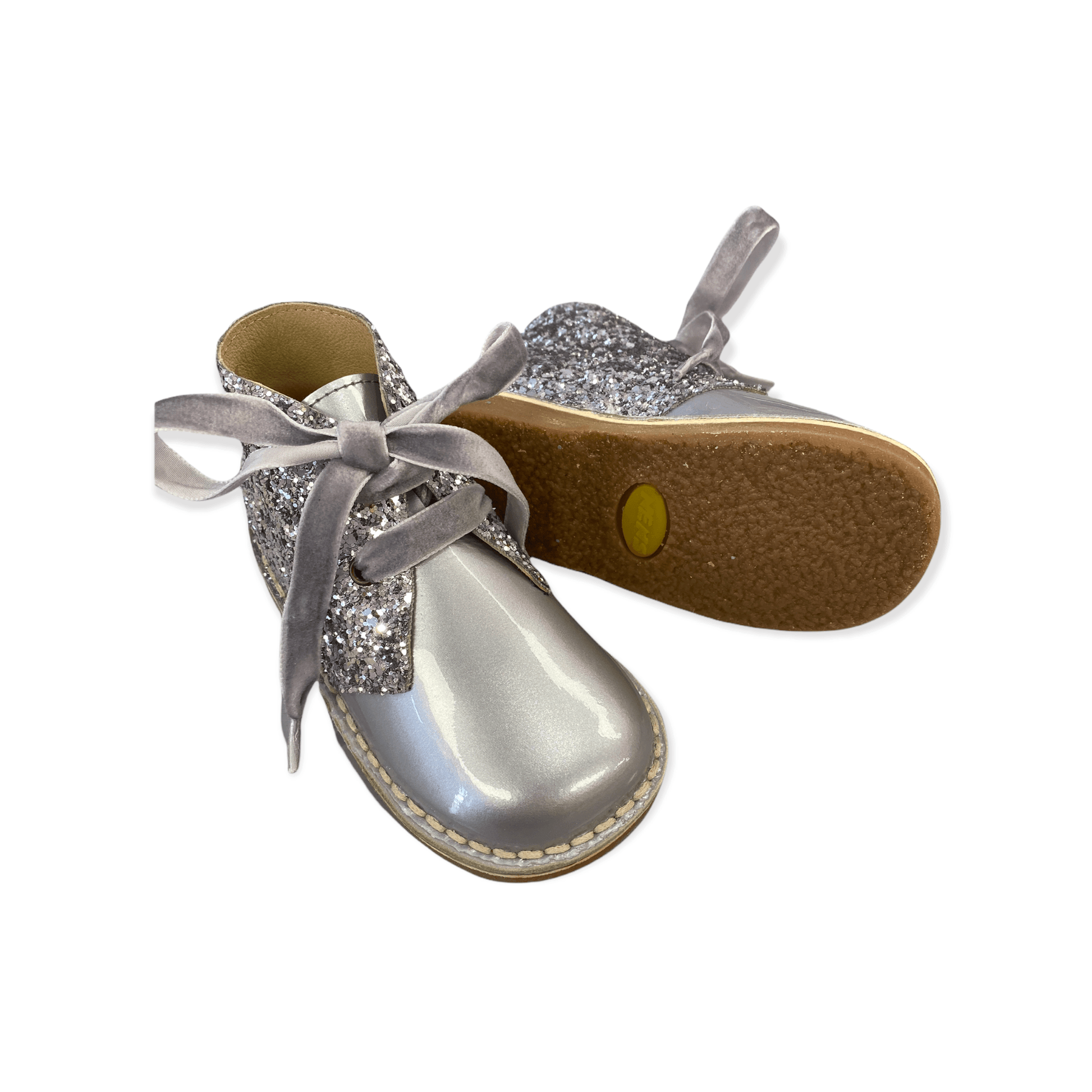 00145 Silver Glitter Boot - Fallons Toys&Shoes - Fallon's Footwear