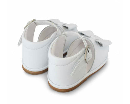 2426 Marina White Patent Sandal