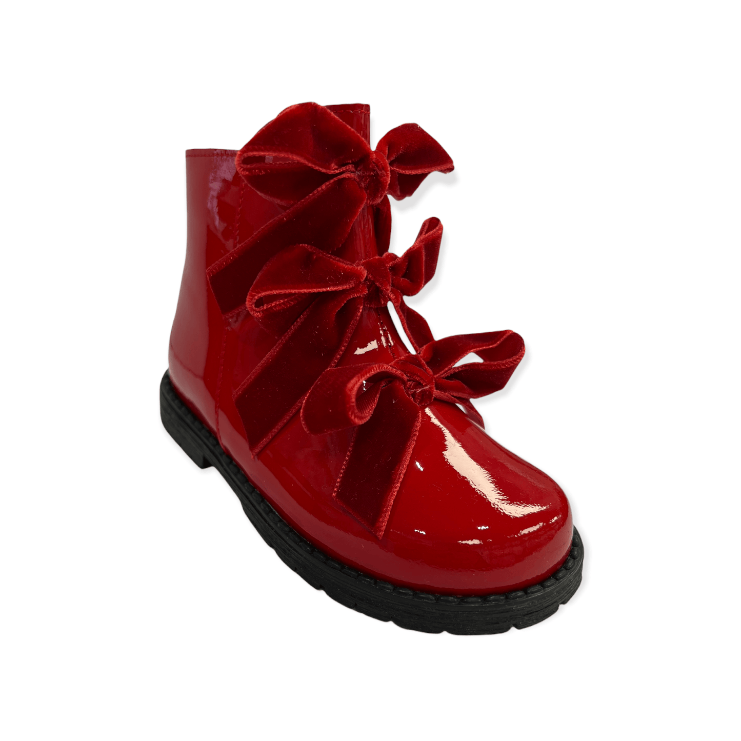 1396 Bow Red Boot By Rubio - Fallons Toys&Shoes - Fallons