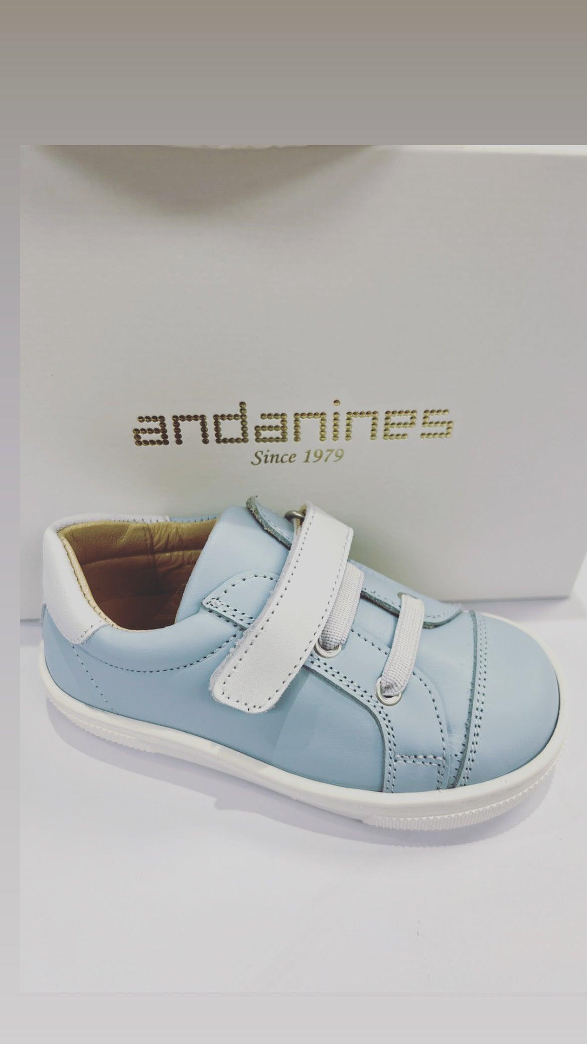 221315 Blue Boys Trainers by Andanines - Fallons Kids