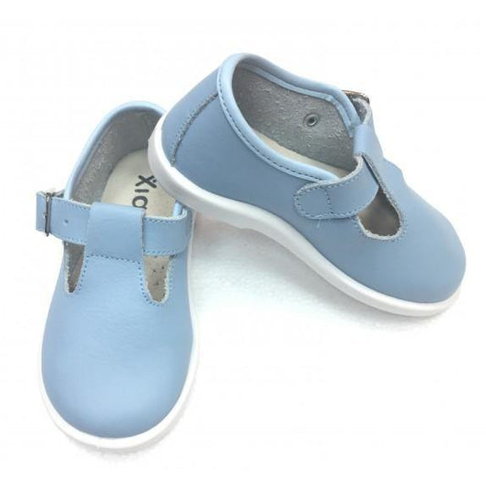 20200 Blue T-Bar Shoe - Fallons Toys&Shoes - Xiquets